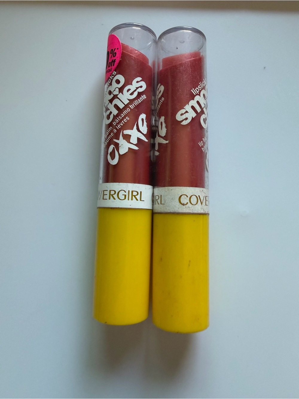 2 Covergirl LipSlicks Smoochies Tinted Lip Balm 255 SWEET TWEET Moisturizing OXX